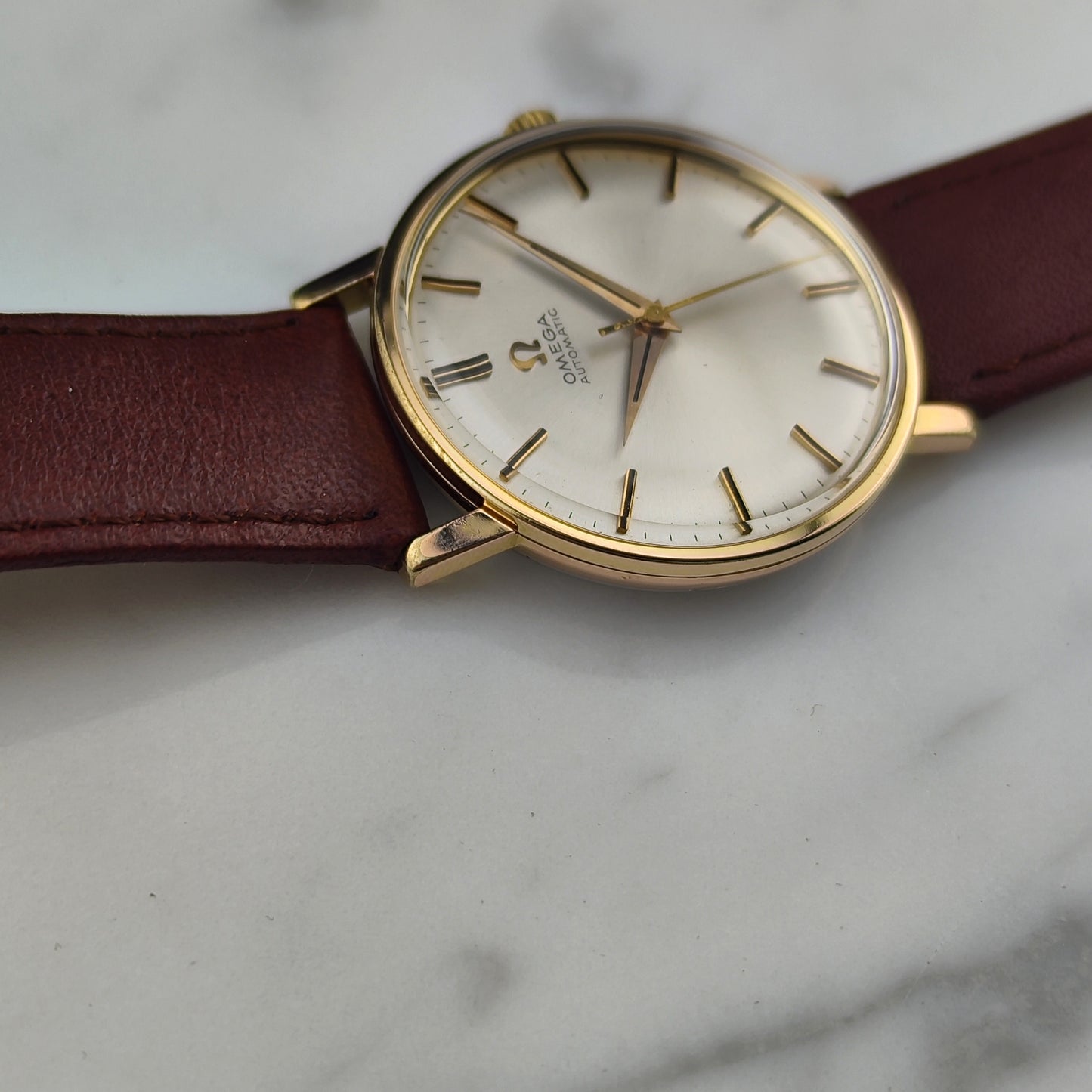 OMEGA Automatic Gold White Dial 1967 Serviced 01/2026 [REF. 161.00009]