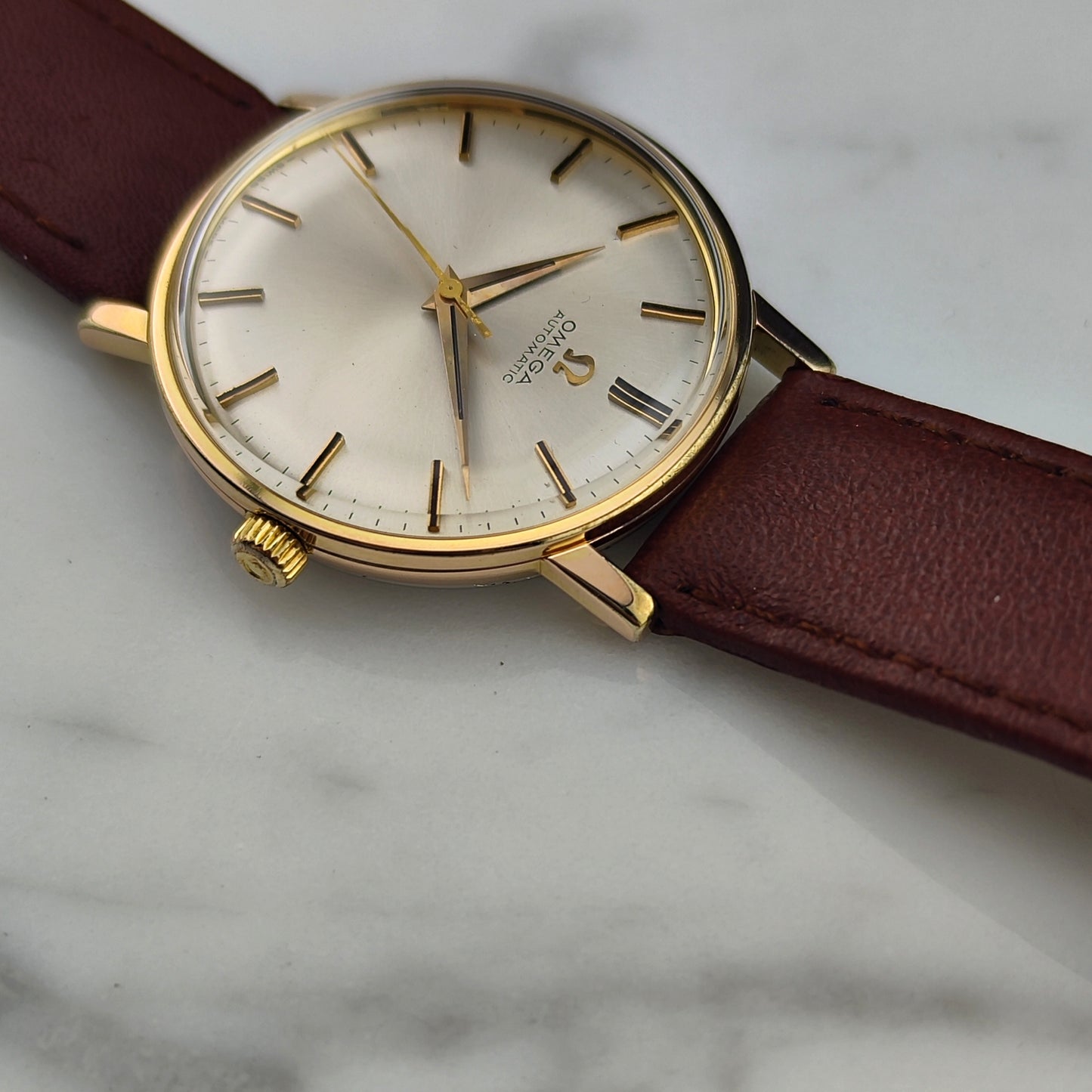 OMEGA Automatic Gold White Dial 1967 Serviced 01/2026 [REF. 161.00009]