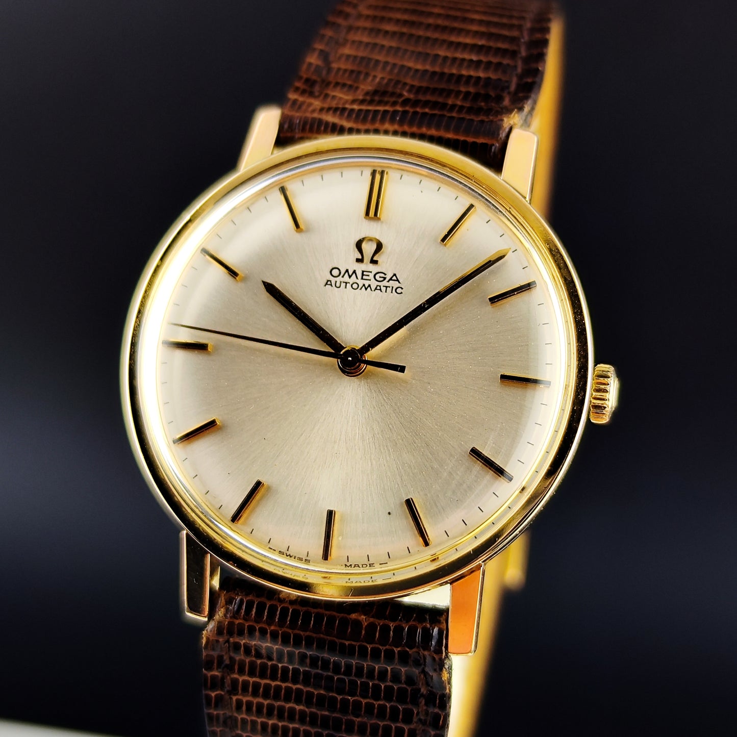 OMEGA Automatic Gold White Dial Mint+ 1965 Serviced 03/2026 [REF. 161.009]