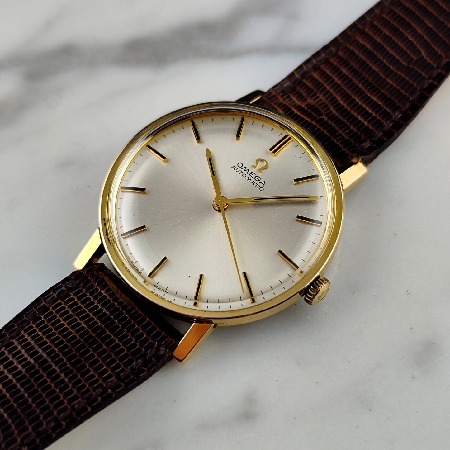 OMEGA Automatic Gold White Dial Mint+ 1965 Serviced 03/2026 [REF. 161.009]