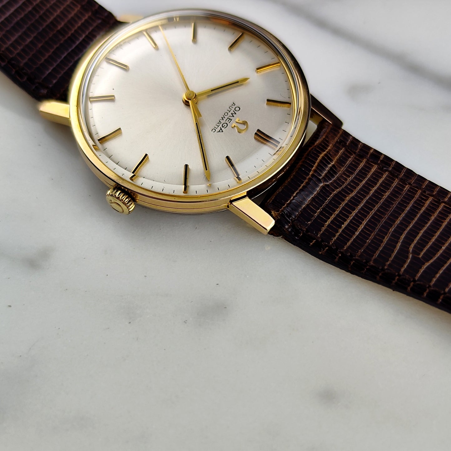 OMEGA Automatic Gold White Dial Mint+ 1965 Serviced 03/2026 [REF. 161.009]