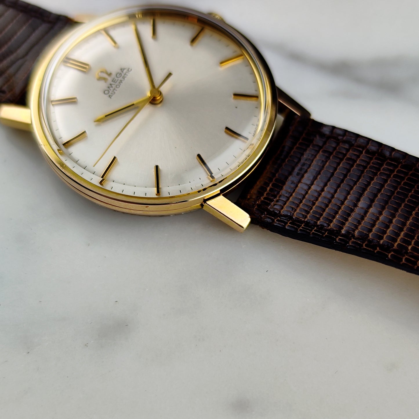 OMEGA Automatic Gold White Dial Mint+ 1965 Serviced 03/2026 [REF. 161.009]