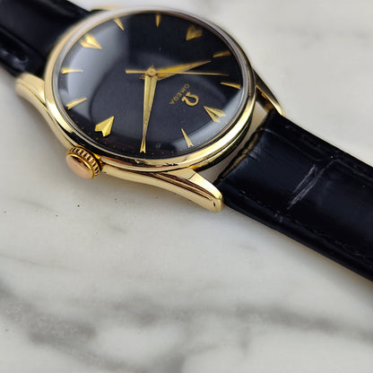 OMEGA Classic 80 Micron Gold Plated Black Dial 1958 [REF. 2905]