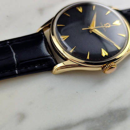OMEGA Classic 80 Micron Gold Plated Black Dial 1958 [REF. 2905]