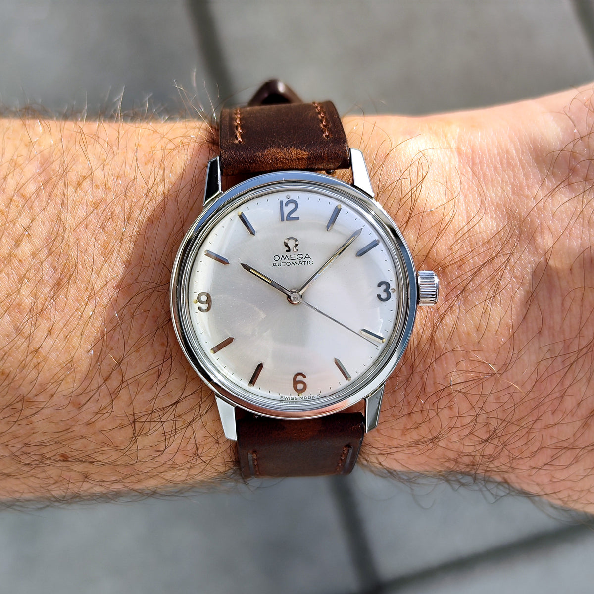 Omega Classic Automatic Gold Steel White Dial 1966 Serviced 10/2026 – Bild 1
