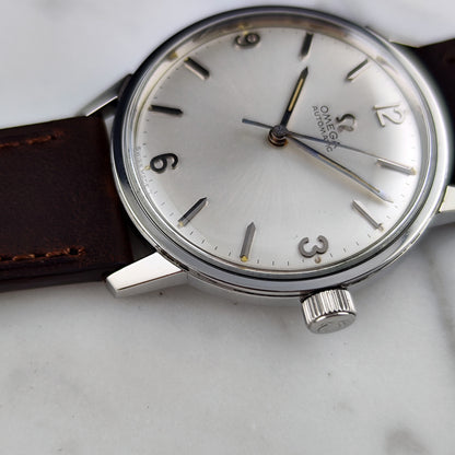 Omega Classic Automatic Gold Steel White Dial 1966 Serviced 10/2026 – Bild 10