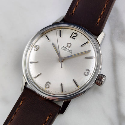 Omega Classic Automatic Gold Steel White Dial 1966 Serviced 10/2026 – Bild 12