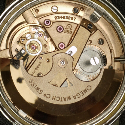 Omega Classic Automatic Gold Steel White Dial 1966 Serviced 10/2026 – Bild 15