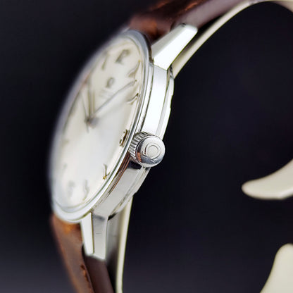 Omega Classic Automatic Gold Steel White Dial 1966 Serviced 10/2026 – Bild 3