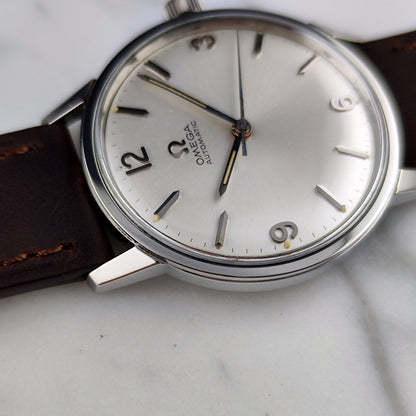 Omega Classic Automatic Gold Steel White Dial 1966 Serviced 10/2026 – Bild 8