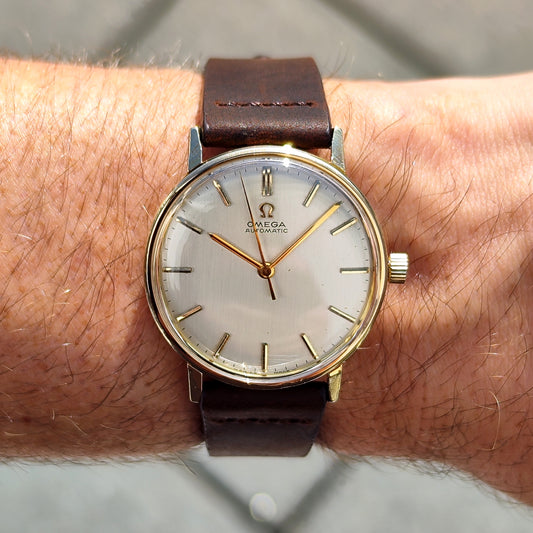 Omega Classic Automatic Gold White Dial 1963 Serviced 09/2026 [REF. 161.009]