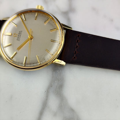 Omega Classic Automatic Gold White Dial 1963 Serviced 09/2026 [REF. 161.009]
