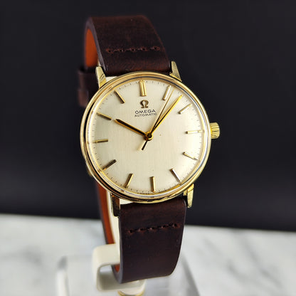 Omega Classic Automatic Gold White Dial 1963 Serviced 09/2026 [REF. 161.009]
