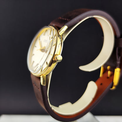 Omega Classic Automatic Gold White Dial 1963 Serviced 09/2026 [REF. 161.009]