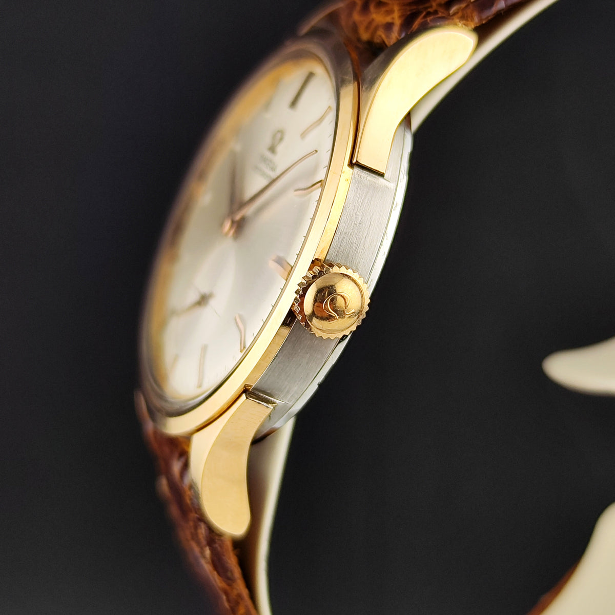 Omega Classic Automatic Rosegold White Dial (1 of 1) Like New 1950 Serviced 09/2026 [REF. 2638]