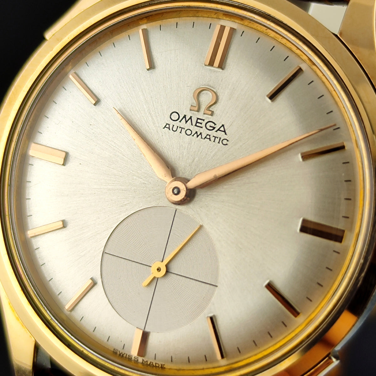 Omega Classic Automatic Rosegold White Dial (1 of 1) Like New 1950 Serviced 09/2026 [REF. 2638]