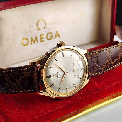 Omega Classic Automatic Rosegold White Dial (1 of 1) Like New 1950 Serviced 09/2026 [REF. 2638]