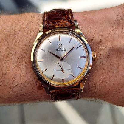 Omega Classic Automatic Rosegold White Dial (1 of 1) Like New 1950 Serviced 09/2026 [REF. 2638]