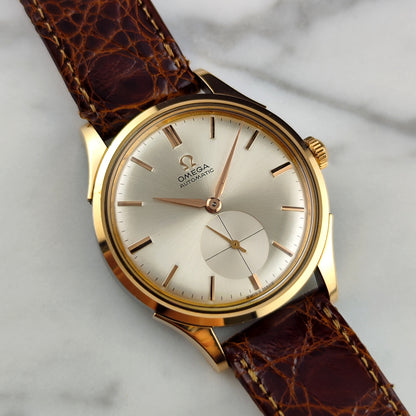 Omega Classic Automatic Rosegold White Dial (1 of 1) Like New 1950 Serviced 09/2026 [REF. 2638]