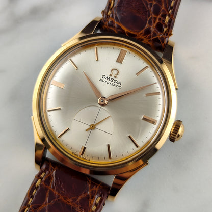 Omega Classic Automatic Rosegold White Dial (1 of 1) Like New 1950 Serviced 09/2026 [REF. 2638]