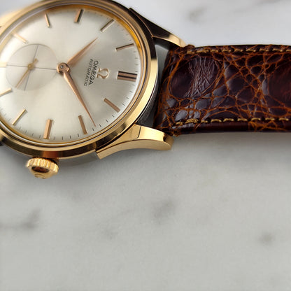 Omega Classic Automatic Rosegold White Dial (1 of 1) Like New 1950 Serviced 09/2026 [REF. 2638]