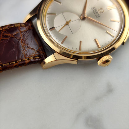 Omega Classic Automatic Rosegold White Dial (1 of 1) Like New 1950 Serviced 09/2026 [REF. 2638]
