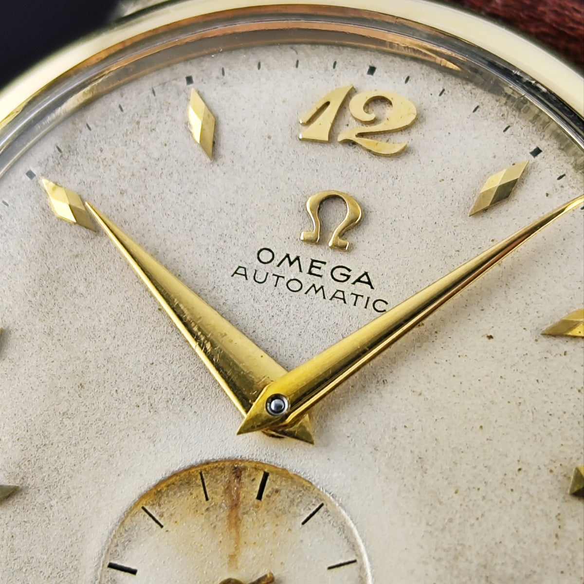 Omega Classic Automatic 14ct Gold Filled White Dial 1950 Serviced 09/2026 [REF. F6212]