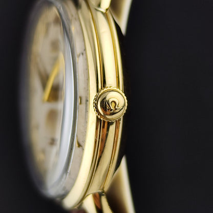 Omega Classic Automatic 14ct Gold Filled White Dial 1950 Serviced 09/2026 [REF. F6212]
