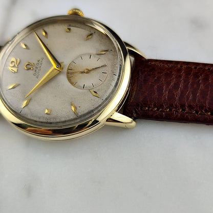 Omega Classic Automatic 14ct Gold Filled White Dial 1950 Serviced 09/2026 [REF. F6212]