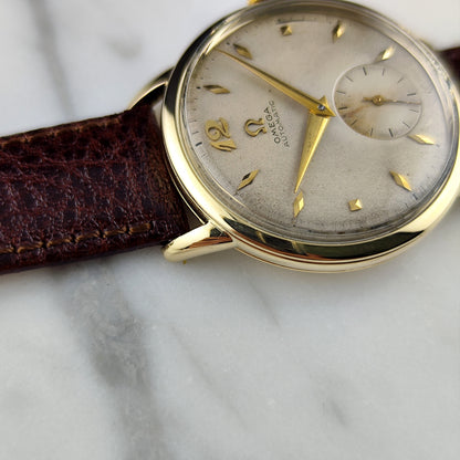 Omega Classic Automatic 14ct Gold Filled White Dial 1950 Serviced 09/2026 [REF. F6212]