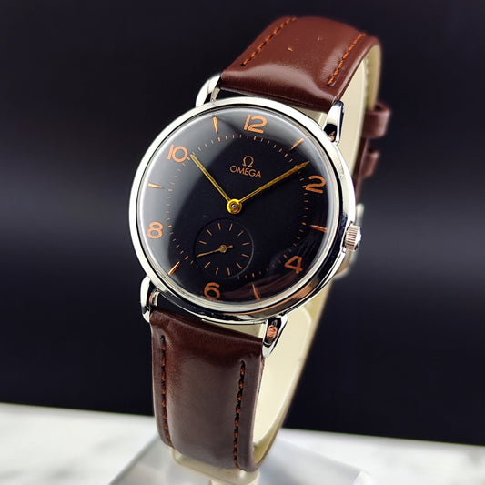 OMEGA Classic Black Dial Automatic 1947 Serviced 01/2026 [REF. 2398]