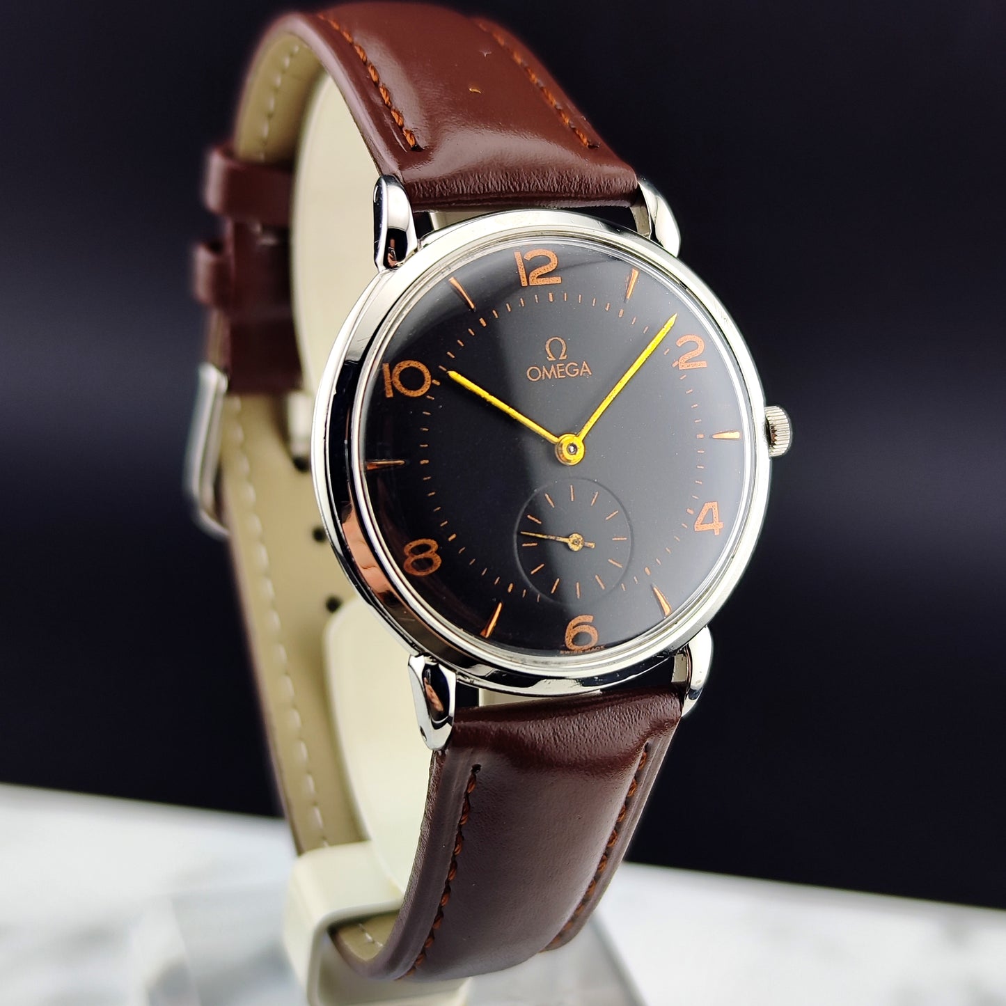 OMEGA Classic Black Dial Automatic 1947 Serviced 01/2026 [REF. 2398]