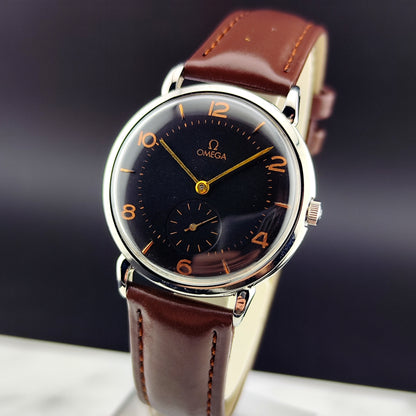 OMEGA Classic Black Dial Automatic 1947 Serviced 01/2026 [REF. 2398]