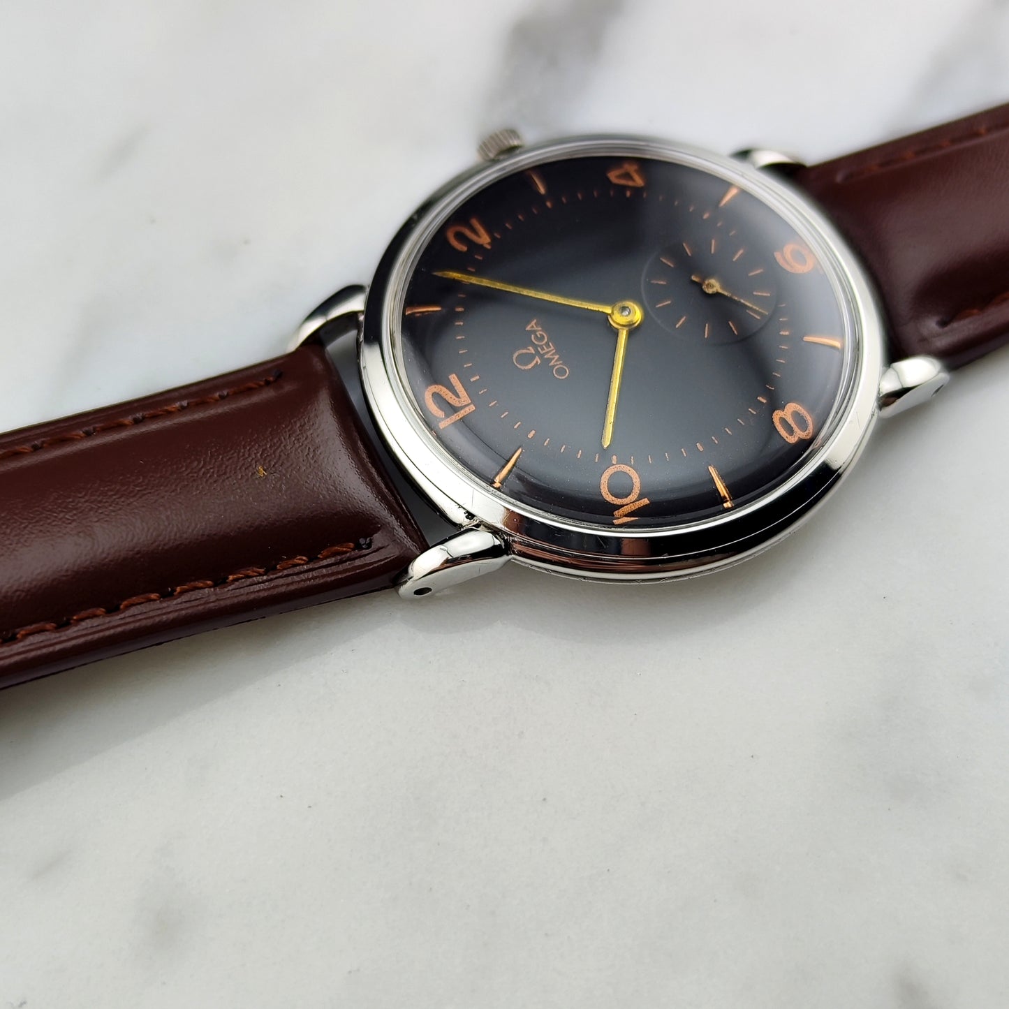 OMEGA Classic Black Dial Automatic 1947 Serviced 01/2026 [REF. 2398]