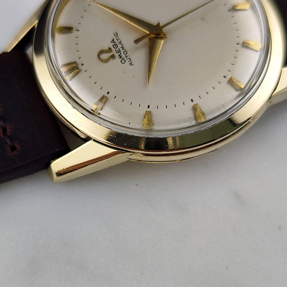 Omega Classic Bumper Automatic 14K Goldfilled White Dial 1952 – Bild 12