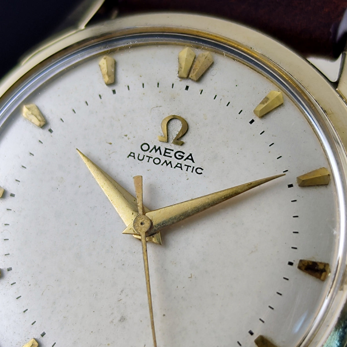 Omega Classic Bumper Automatic 14K Goldfilled White Dial 1952 – Bild 6