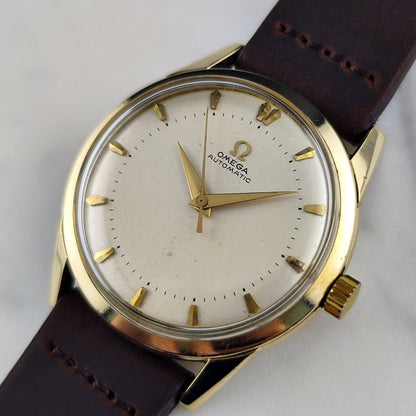 Omega Classic Bumper Automatic 14K Goldfilled White Dial 1952 – Bild 8