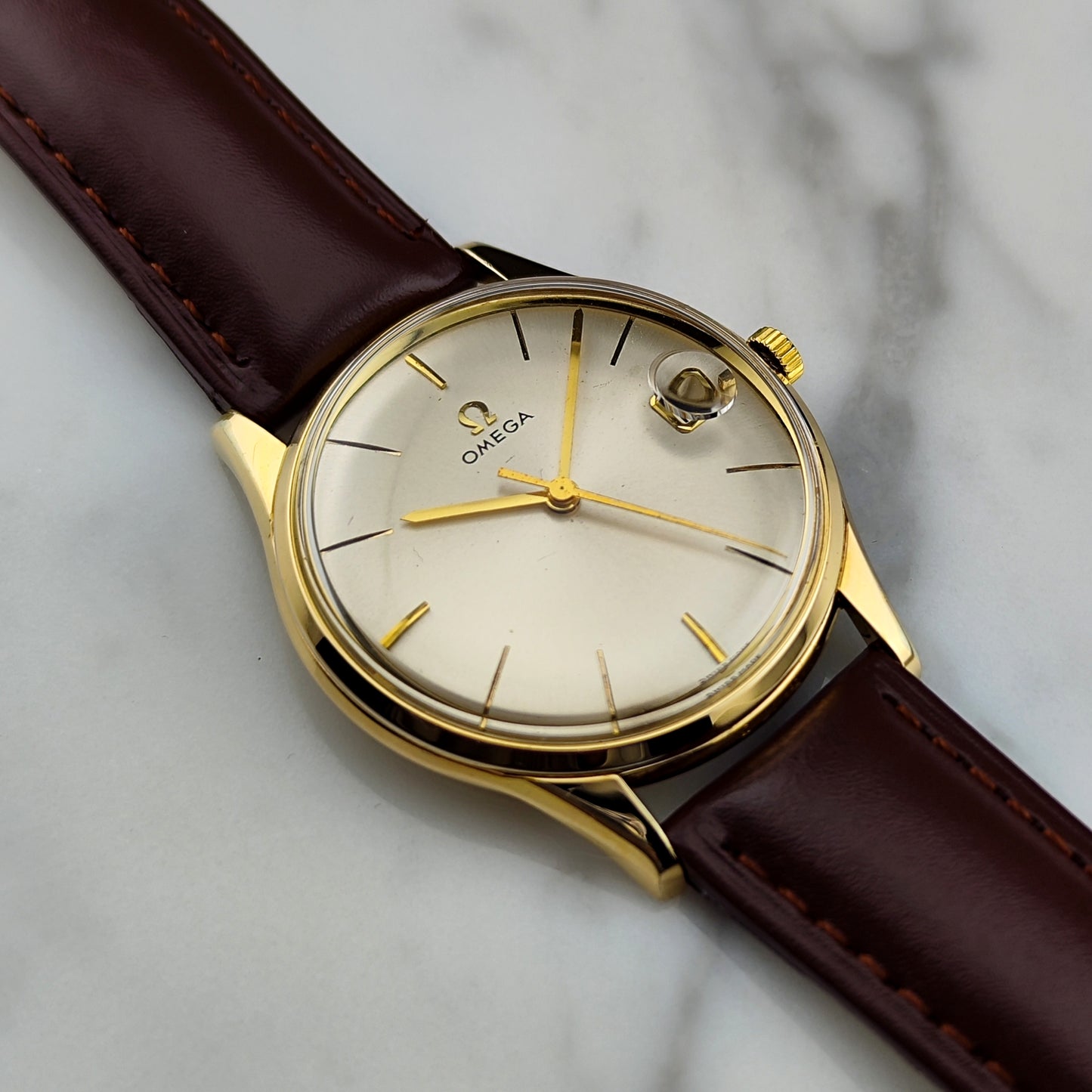 OMEGA Classic Date Gold White Dial [REF. 14794]
