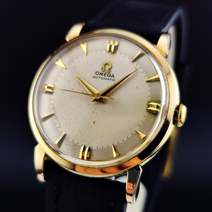 OMEGA Classic Gold 80 Micron Rare Bumper Automatic 1947 [REF. 2445]