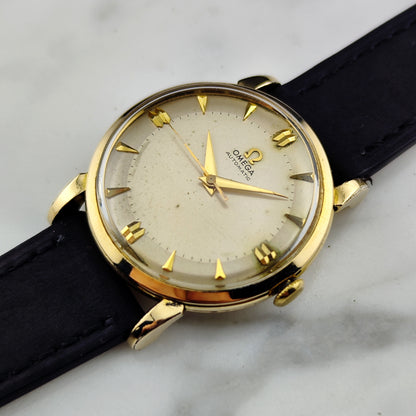 OMEGA Classic Gold 80 Micron Rare Bumper Automatic 1947 [REF. 2445]