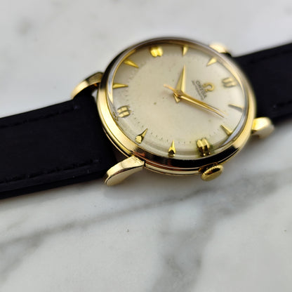 OMEGA Classic Gold 80 Micron Rare Bumper Automatic 1947 [REF. 2445]
