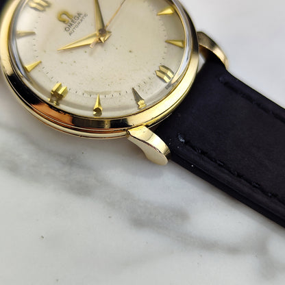 OMEGA Classic Gold 80 Micron Rare Bumper Automatic 1947 [REF. 2445]