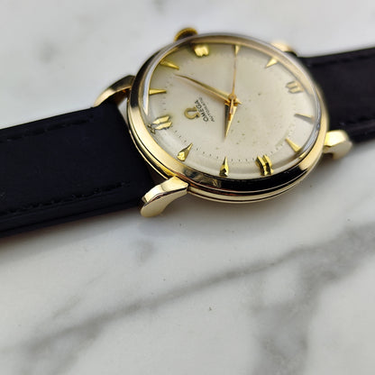 OMEGA Classic Gold 80 Micron Rare Bumper Automatic 1947 [REF. 2445]