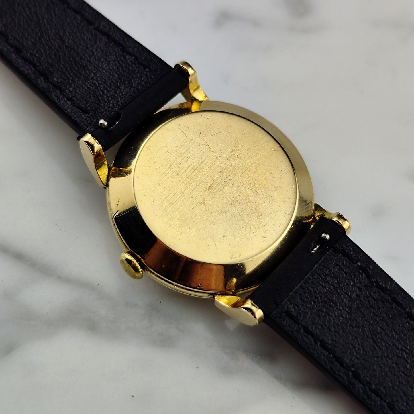 OMEGA Classic Gold 80 Micron Rare Bumper Automatic 1947 [REF. 2445]