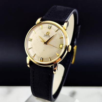 OMEGA Classic Gold 80 Micron Rare Bumper Automatic 1947 [REF. 2445]