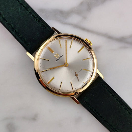 OMEGA Classic Gold White Dial 1962 Mint [REF. 121.002]