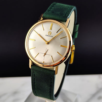 OMEGA Classic Gold White Dial 1962 Mint [REF. 121.002]