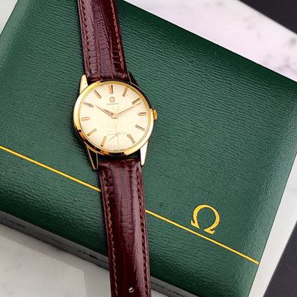 OMEGA Classic Gold White Dial with Box [REF. 14391-4]