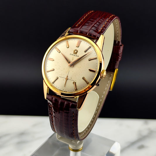 OMEGA Classic Gold White Dial with Box [REF. 14391-4]
