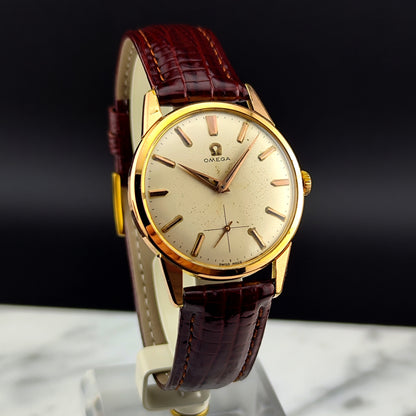OMEGA Classic Gold White Dial with Box [REF. 14391-4]